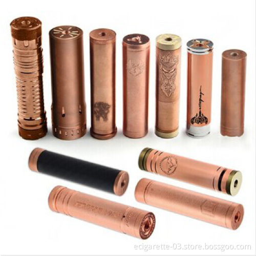 e-cigarette gift package18350/18650 penny copper mechanical mod